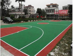 硅PU籃球場